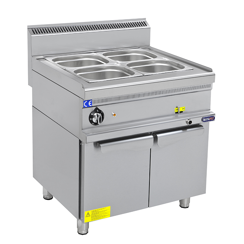 MAYAPAZ M-DBE 660 Benmari , Elektrikli, 2xGN1/2, Dolaplı, 600x630x850 mm, 600 Serisi
